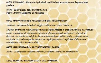 Incontri mese febbraio 2020 – Tutti i dettagli