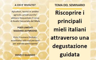 Seminario di “ripasso” dei principali mieli uniflorali