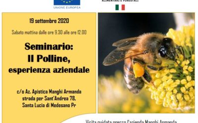 Incontro tecnico sul polline: 19/09/2020 ore 9:30 c/o Az. Manghi