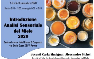 Corso Introduzione Analisi Sensoriale Miele: nuova location al Parma e Congressi e +5 posti disponibili!